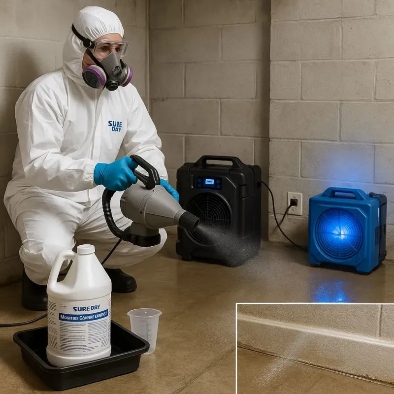 Sanitization and Odor Removal process in East Windsor, CT